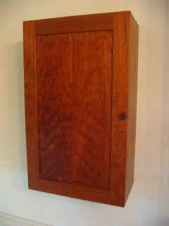 Cherry wall cabinet made at CFC