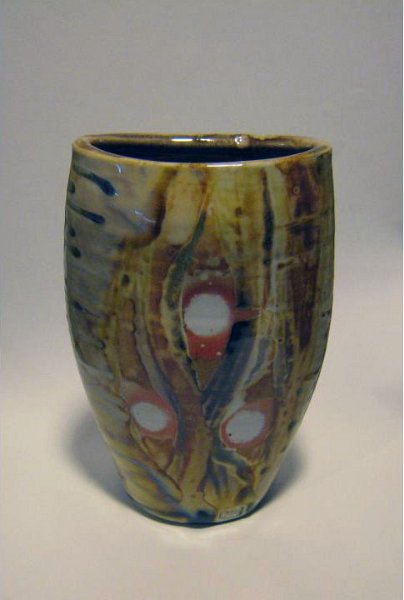 047 Penland Salt-fired Fishmouth Vase.jpg